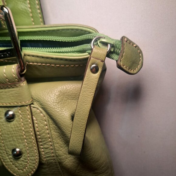 Share Franco Sarto Sage/Mint green leather hand bag - Picture 10 of 10